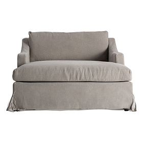 Кушетка ARSAC из бежевого льна