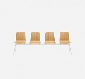 4-местная скамья Ann деревянная