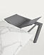 Стол Atta 140 (200) x90 антрацит, керамика