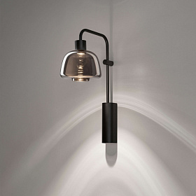 Настенный светильник Drep A/04 серое зеркальное стекло