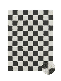 Ковер Шахматы серый 90*130