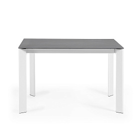 ATTA Стол 120 (180) x80 белый, керамический Vulcano Roca