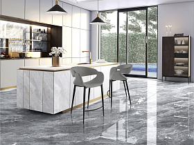 Giro II Полубарный стул светло-серый