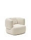 Martina Кресло из необработанной ткани букле