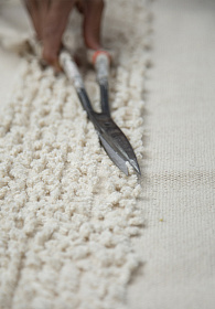 Ковер Воздушные дюны белые 140*200