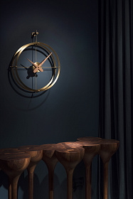 Настенные часы Dos Puntos Premium Gold