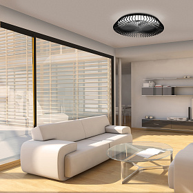 Люстра потолочная-вентилятор MANTRA HIMALAYA 7121 черная