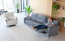 Диван с реклайнером Axel J1+3MR+J2