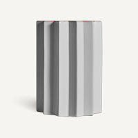 Ваза Plisse Stone белая