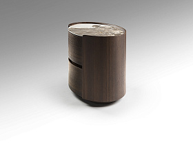 Enoc Прикроватная тумбочка темный дуб