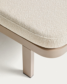 Шезлонг Kionia из алюминия цвета таупе