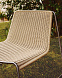 Уличное кресло Tavari из бежевой веревки и стали