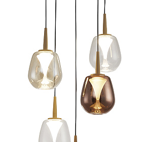 Люстра подвесная ANDROMEDA 8932+5PL (8942-8945)