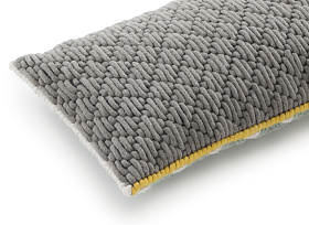 Подушка Silai голубой - светло-серый 60x35