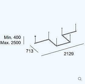 Подвес Tubs Modular Configuration Lineal x 5 00-A137-05-M1