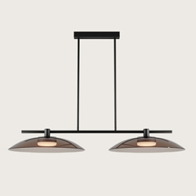 Подвесной светильник Betty C1338/2 черный металл/Greenish brown