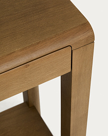 Консоль Arelida из дуба со светло-коричневой отделкой, 112 x 80 см