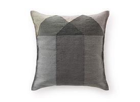 Подушка Diamond 50x50 серый-зеленый