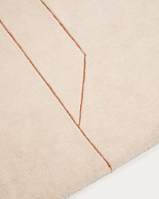 Ковер Delide из синтетического волокна цвета экрю 200 x 300 см