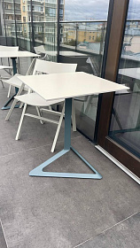 Столик Delta складной 73см 66007T+ 66107B столешница 59*59