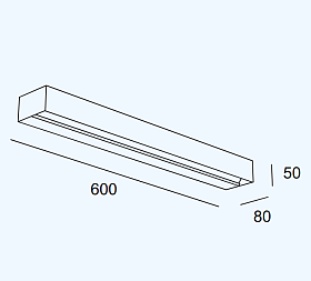 Бра Lia LED 600mm 05-2705-14-14