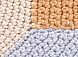 Ковер Crochet Mono бежевый