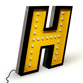 Напольный светильник LETTER H GRAPHIC