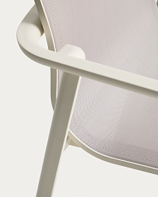 Уличный стул Canea из алюминия цвета экрю