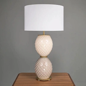 Настольная лампа Cactus NAC135/2  NUDE/PALE PINK с абажуром 801011/41