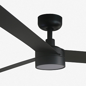 Потолочный вентилятор CRUISER XL Ш1600mm черный 3 PALAS 18W LED CCT DIM