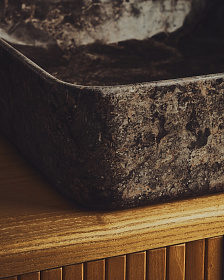 Раковина Darnen из серого мрамора 40 x 40 см