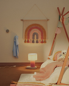 Настенный гобелен Tadea 100% хлопок разноцветная радуга 60 x 52 см