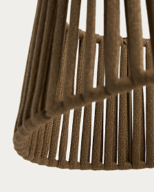 Абажур для подвесного светильника Aldet бежевый, Ø46 см