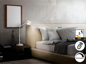 Esino Настольная лампа1L белая