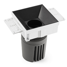 Встраиваемый светильник DEEP78 C SMARCO черный 36° 3000K CRI95 STRIPY