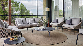 Кресло RODONA BEIGE-CARBON