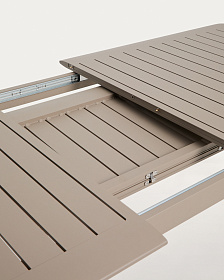 Комплект садовой мебели Brela стол и 6 стульев Livadia из алюминия цвета таупе