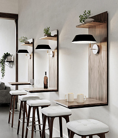 Бра Aider матовый никель