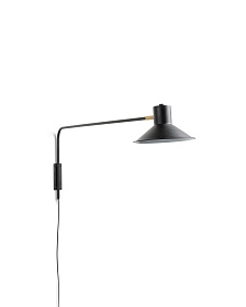 Настенный светильник Plass черный