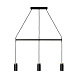 Люстра Triana Triple Accessories 81 см черный/золотой