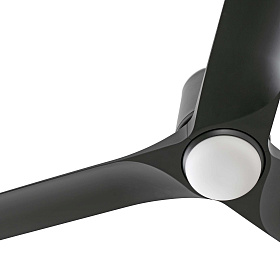 Потолочный вентилятор HEY TUB S Ш900mm черный 3 P LED 10W CCT