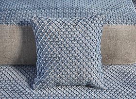 Подушка Raw синяя 50x50