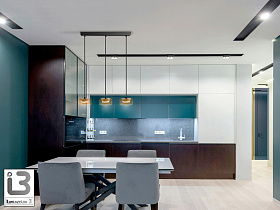 Olaia Подвесной светильник 3L черный/янтарный