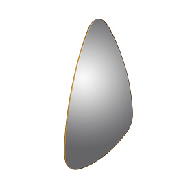 Зеркало треугольное Orio 168Х81 золото