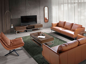 Зеркало напольное 3234/MR2201 в раме из орехового дерева