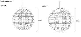 Люстра Planet 1/2