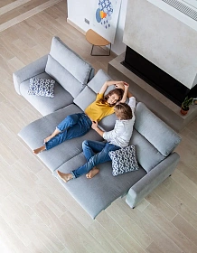 Диван с реклайнером Axel S1+3MR+S2