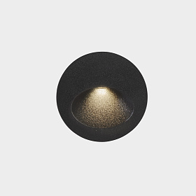 Встраиваемый светильник Bat Round Oval LED 2.2W 3000K Серый городской 77lm