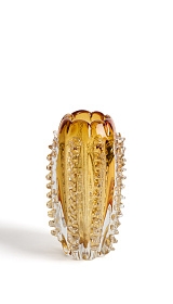 Оранжевая стеклянная ваза Nicora, 23 см