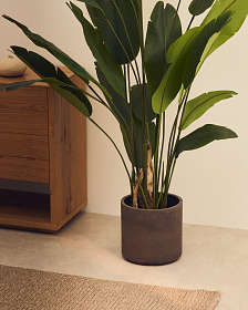 Набор Sintina из 3 цветочных горшков серого цвета Ø 23 см / Ø 27,5 см / 32 с